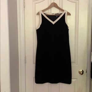 Anne Taylor V-neck Sheath Dress with Jacket